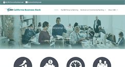 Desktop Screenshot of californiabusinessbank.com